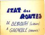 état des routes...